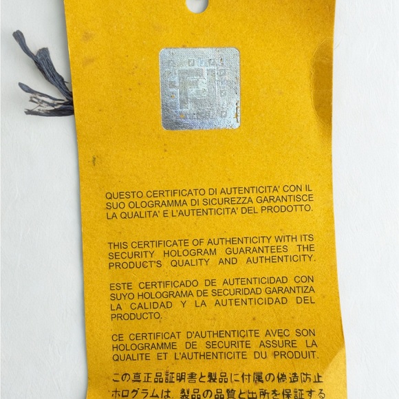 FENDI Certified Auth Zucca FF Buckle Belt - Size 90. W/ bag, orig tags, and COA - Picture 13 of 16